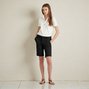 Ralph Lauren Black Tailored Bermuda Shorts Size 6 NWT